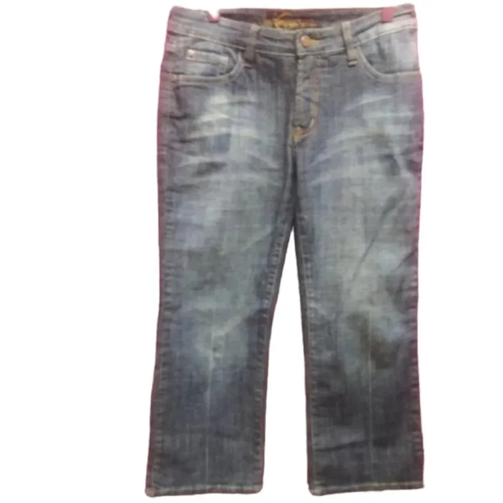 Denim Capris - Picture 1 of 5